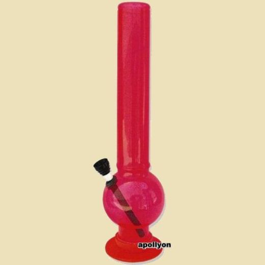 Acryl Bong Sphere Red 32cm Acryl Bong Sphere Red 32cm