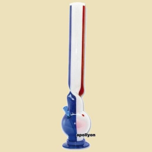 Acryl Bong Stripe Twist 46cm