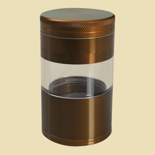 Alu Grinder 4-part with Magnetic Lid Coffee Alu Grinder 4-part with Magnetic Lid Coffee