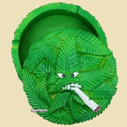 Asbak CannaHeroes Wietblad Asbak CannaHeroes Wietblad