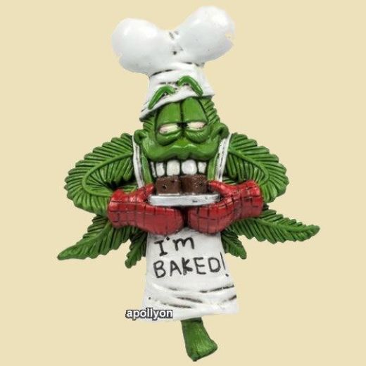 Baked Cannabuds Magneet