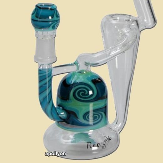 Blaze Glass Recycler Rig Blaze Glass Recycler Rig
