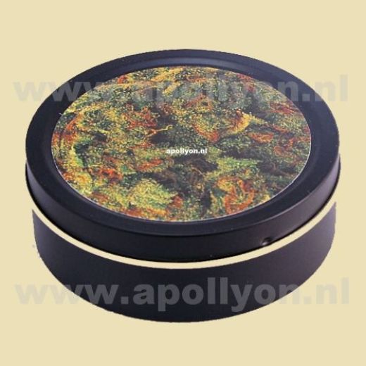 Blikje Rond Weed Buds 8cm