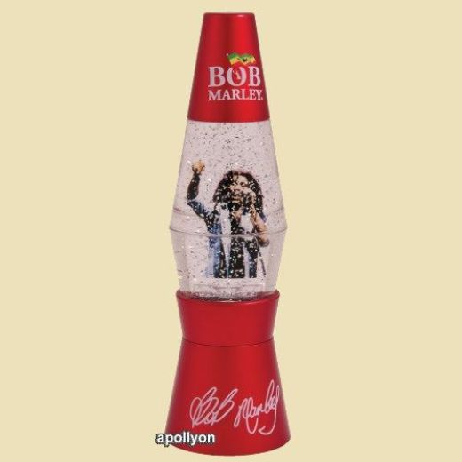 Bob Marley Glitter Lavalamp