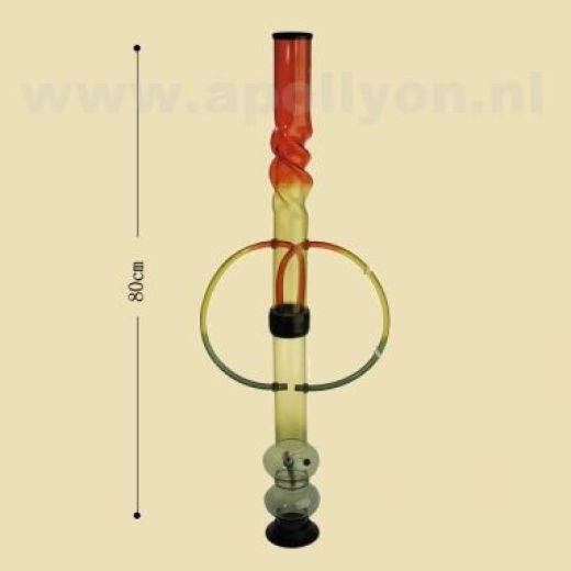 Bong Acryl Dubbel Rasta 80cm