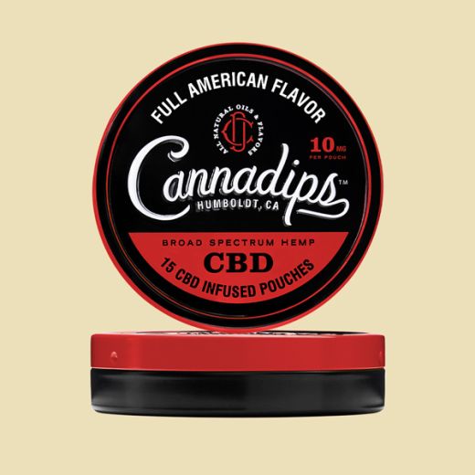 CBD Pouches Full American 10mg Cannadips CBD Pouches Full American 10mg Cannadips