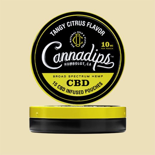 CBD Pouches Tangy Citrus 10mg Cannadips