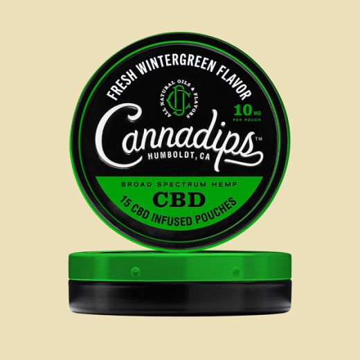CBD Pouches Wintergreen 10mg Cannadips CBD Pouches Wintergreen 10mg Cannadips