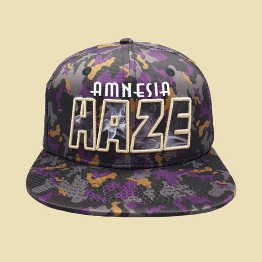 Cap Amnesia Haze 420 Purple Camo Cap Amnesia Haze 420 Purple Camo