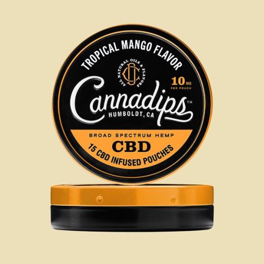 CBD Pouches Mango 10mg Cannadips