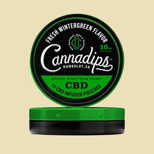 CBD Pouches Mint 10mg Cannadips CBD Pouches Mint 10mg Cannadips