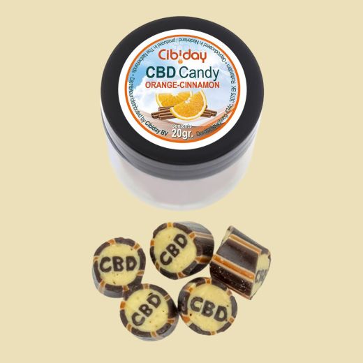 CBD Snoep Sinaasappel-Kaneel CBD Snoep Sinaasappel-Kaneel
