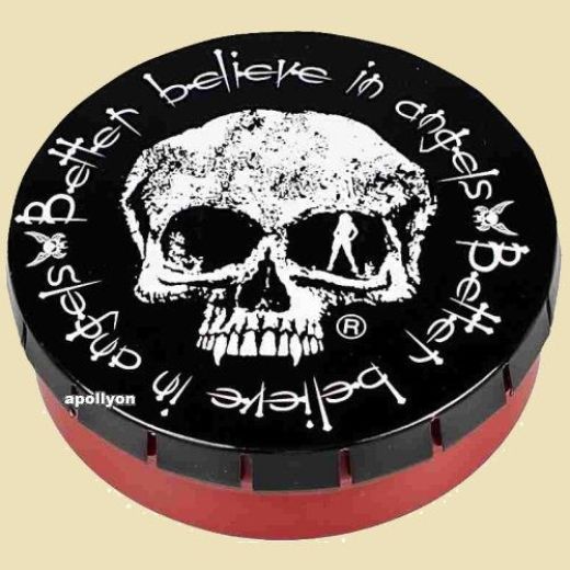 Click-Clack Blikje Believe Wit 5,5cm
