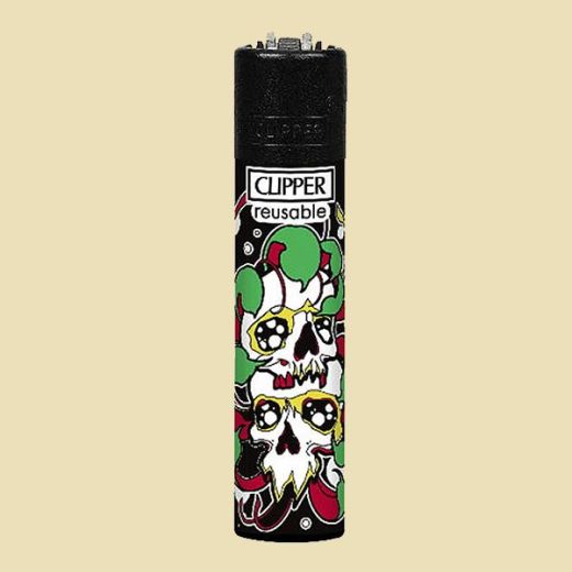 Clipper Skull Flower Green