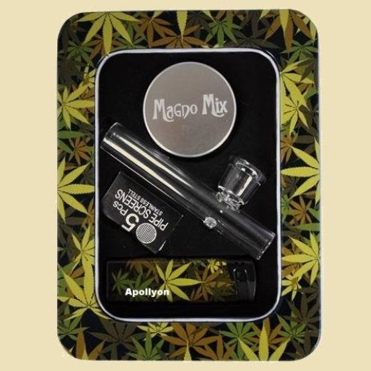Gift Set Steamroller Grinder Lighter