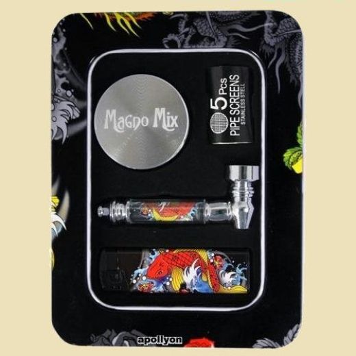Giftset Draak metalen Pijp Grinder