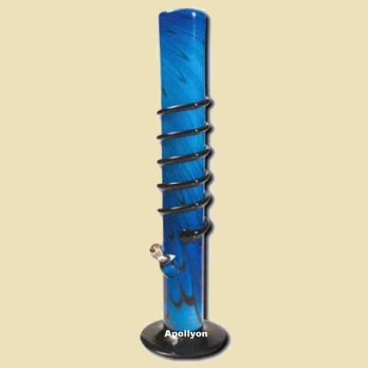 Glas Bong Eagle Wing Blue 45cm Glas Bong Eagle Wing Blue 45cm