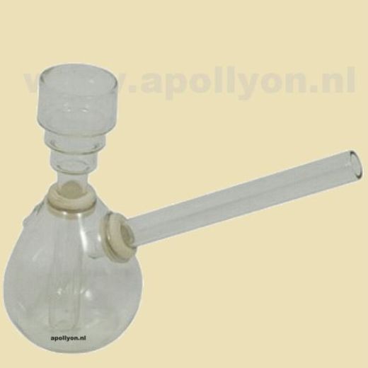 Glas Waterpijp Bol 9,5cm