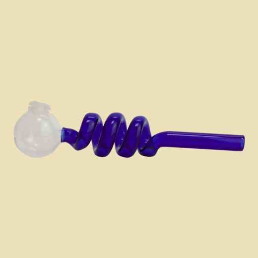 Glass Pijp Spiraal Vapo Blauw