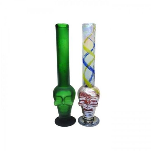 Glazen Schedel Bong Gekleurd 42cm