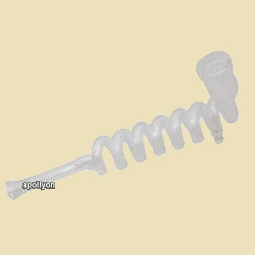 Glazen Spiraal Pijp Frosted Glazen Spiraal Pijp Frosted