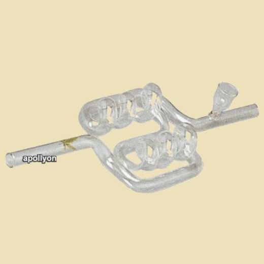 Glazen Steamroller Dubbel Spiraal