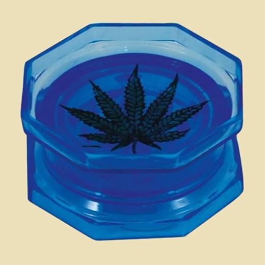 Grinder Acryl Wietblad Donker Blauw