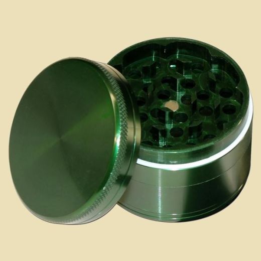 Grinder Metaal Groen 50mm (4-delig) Grinder Metaal Groen 50mm (4-delig)