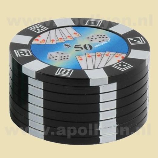 Grinder Poker Groot Zwart