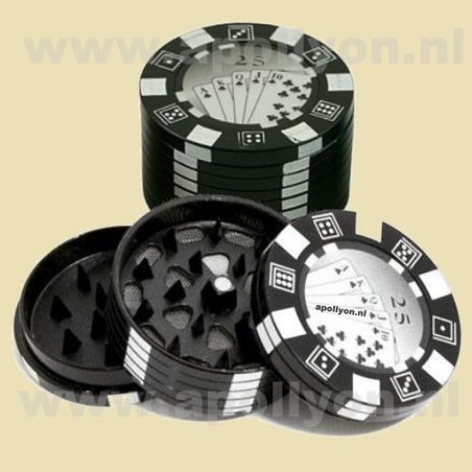 Grinder Poker Klein Zwart Grinder Poker Klein Zwart