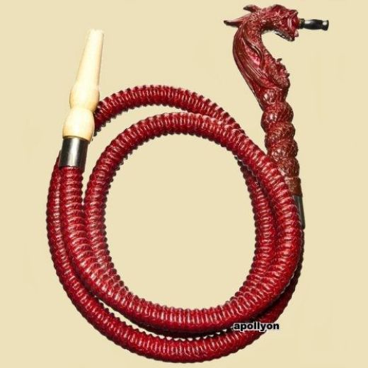 Hookah Hose Dragon Red 1,8m