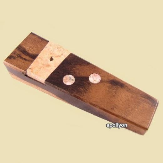 Houten Pijp Gevlamde Stip