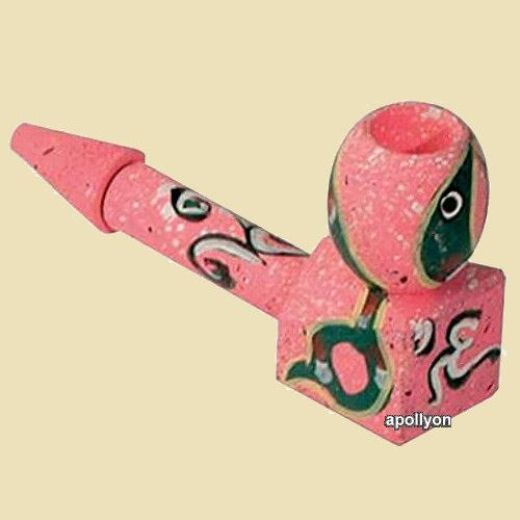 Houten Pijp Pink Pot