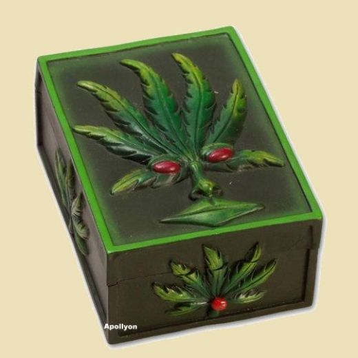 Houten Stash Box Wiet Hoofd
