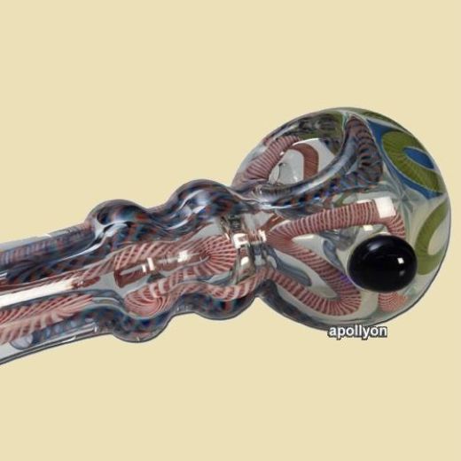 Latticino Spoon Pijp