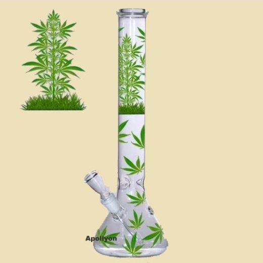 Leaf Jhari Wiet Bong Cone Leaf Jhari Wiet Bong Cone