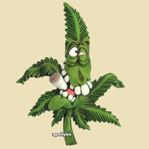 Magneet Cannabuds Wietblad Joint