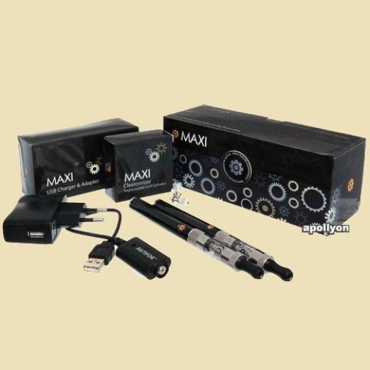 Maxi E-Sigaret Set Premium 650 Zwart