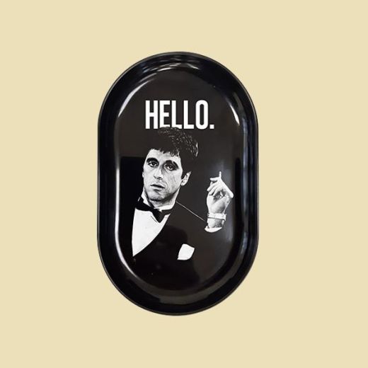 Metal Tray Hello 13 x 8cm Metal Tray Hello 13 x 8cm