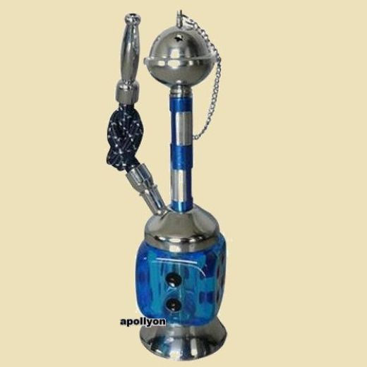Mini Hookah Dobbelsteen Blauw