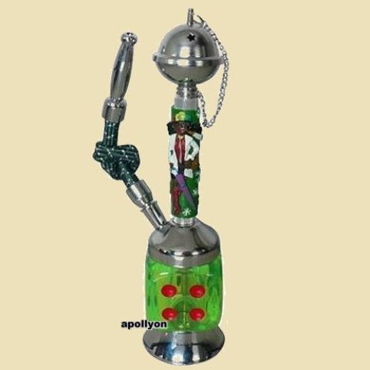Mini Hookah Dobbelsteen Groen Mini Hookah Dobbelsteen Groen