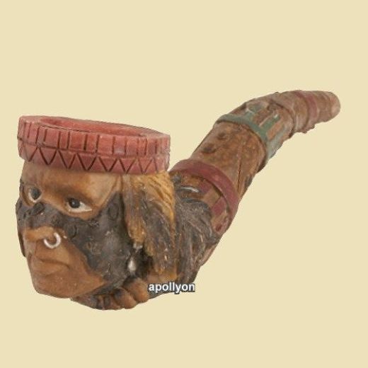 Polyresin Pijp Old Indian