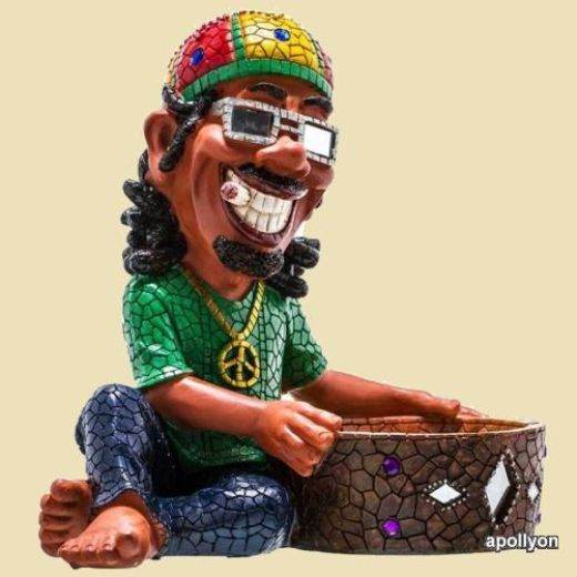 Rasta Asbak Mozaiek Ganjaman