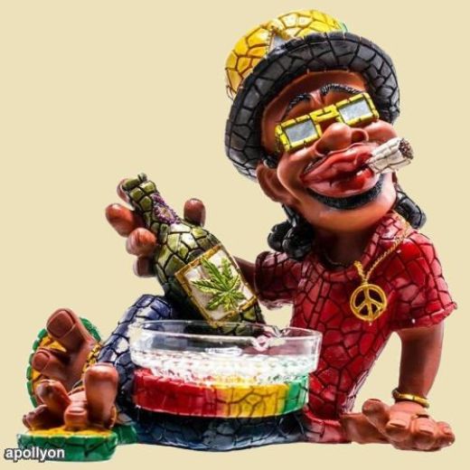 Rasta Asbak Mozaiek Wietdrank