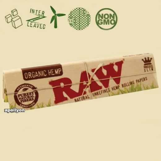 Raw Organic Hennep Vloei King Size Slim