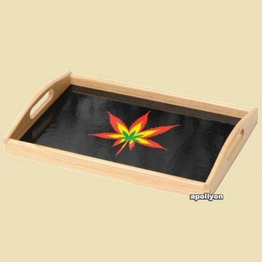 Rol Dienblad Wietblad Rasta