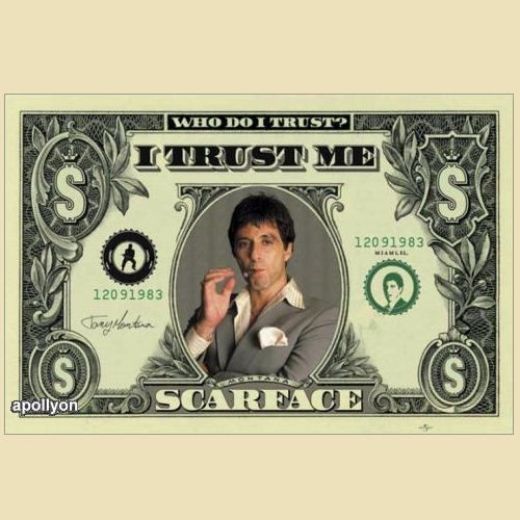 Scarface Dollar Poster