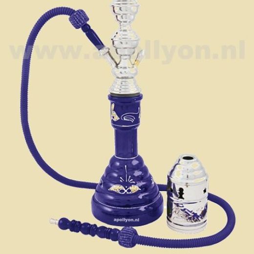Shisha Alexandria 1 Slang Blauw 58cm