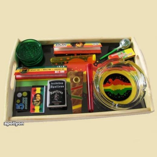 Tray Set Rasta Splash de Luxe Tray Set Rasta Splash de Luxe