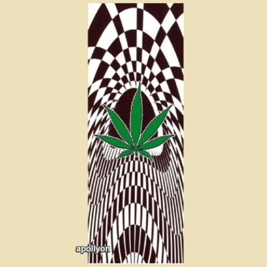 Trippy Wiet Muur Vlag
